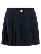Blue Wool Long Skirt