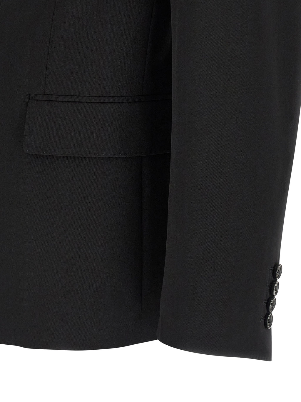 Black Virgin Wool Blazer