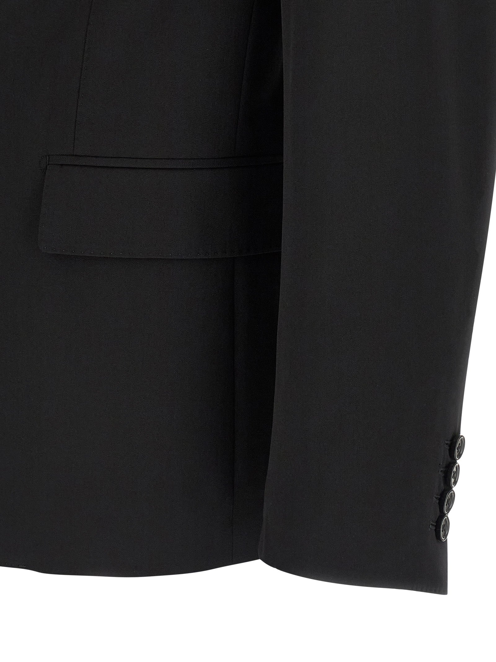 Black Virgin Wool Blazer