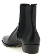 Black Calfskin Chelsea Boots