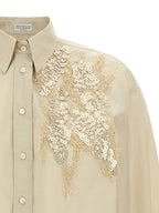 Beige Cotton Blouse