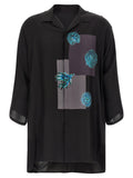 Black Silk Blouse
