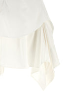 White Cotton Short Dress