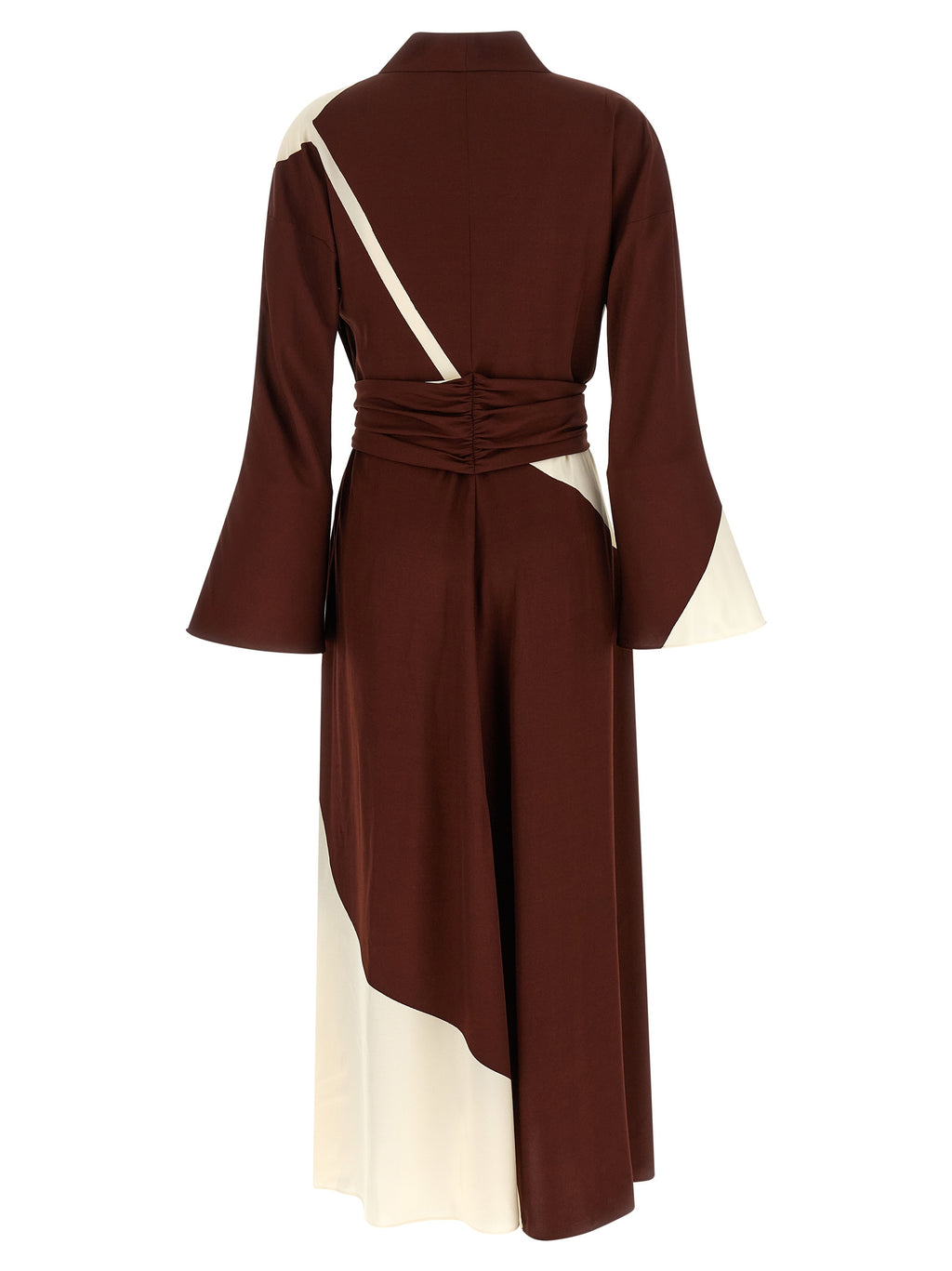 Bordeaux Viscose Long Dress