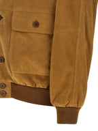 Brown Lamb Leather Leather Jacket