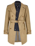 Beige Cotton Coat