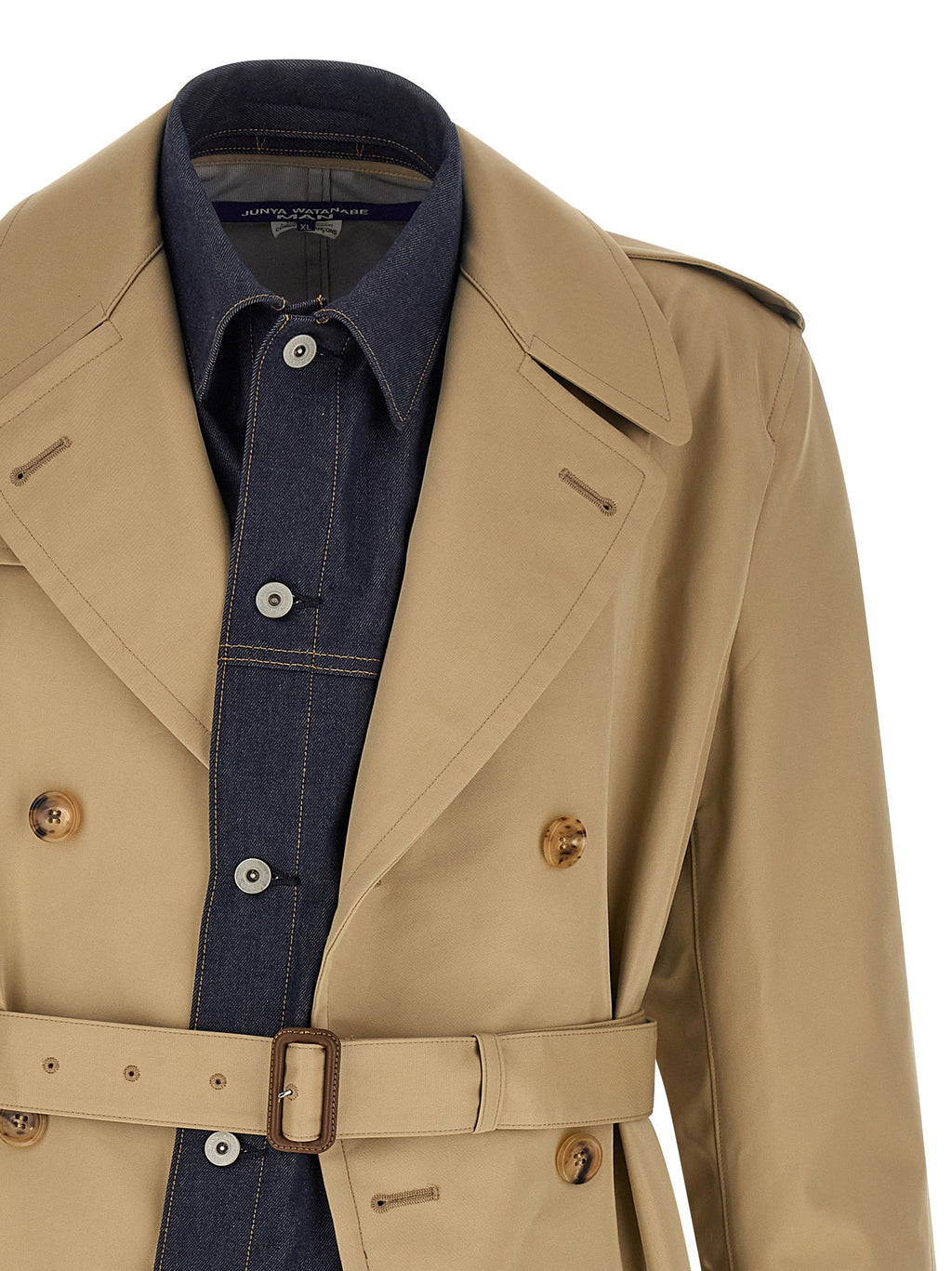 Beige Cotton Coat