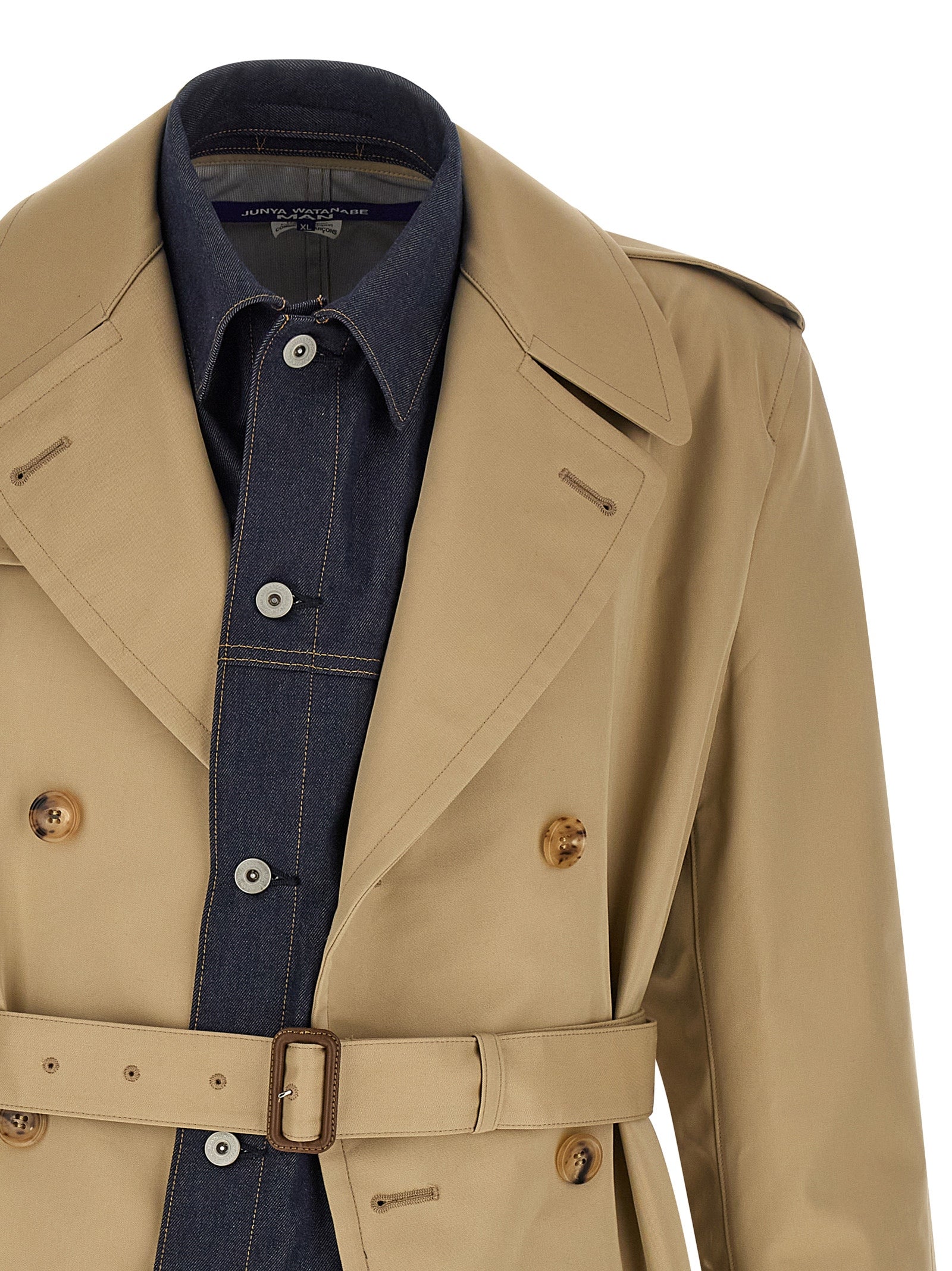 Beige Cotton Coat