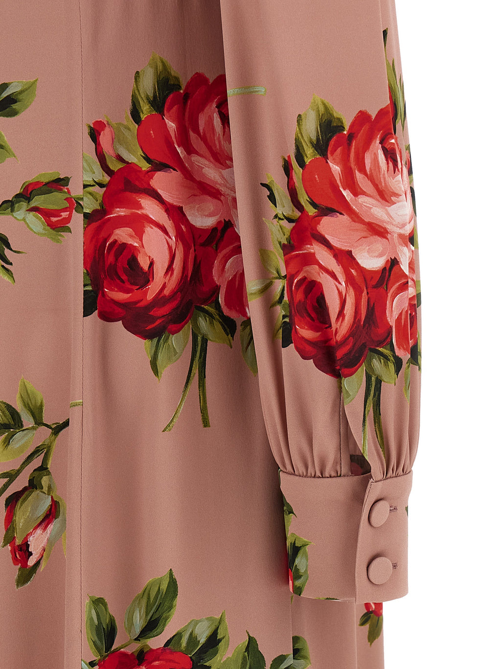 Multicolor Silk Long Dress