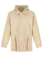 Beige Linen Shell Jacket