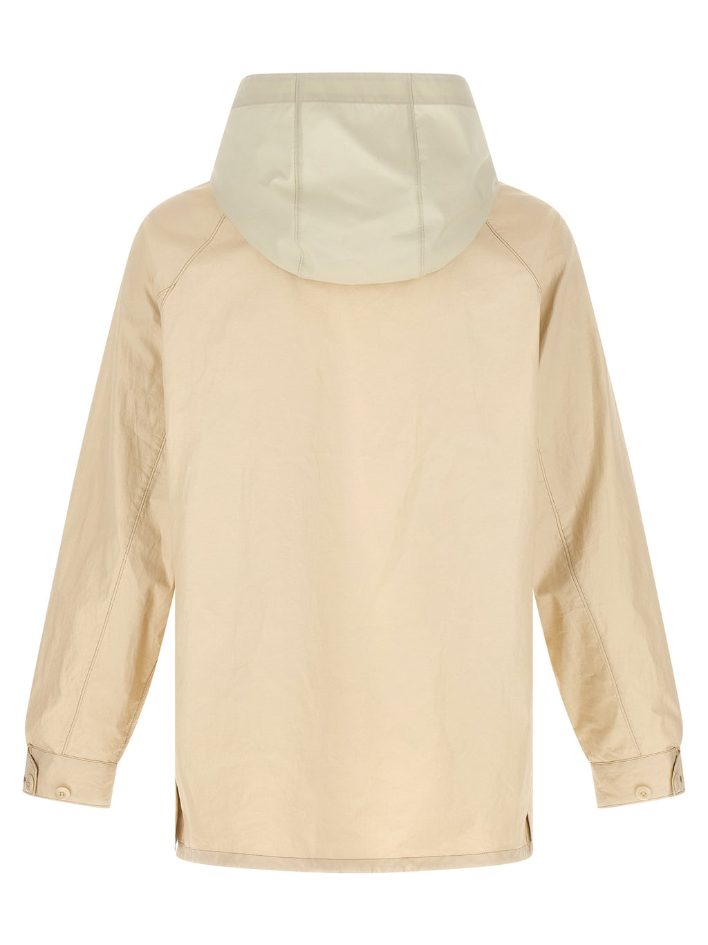 Beige Linen Shell Jacket