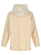 Beige Linen Shell Jacket