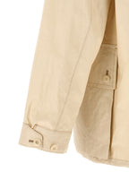 Beige Linen Shell Jacket