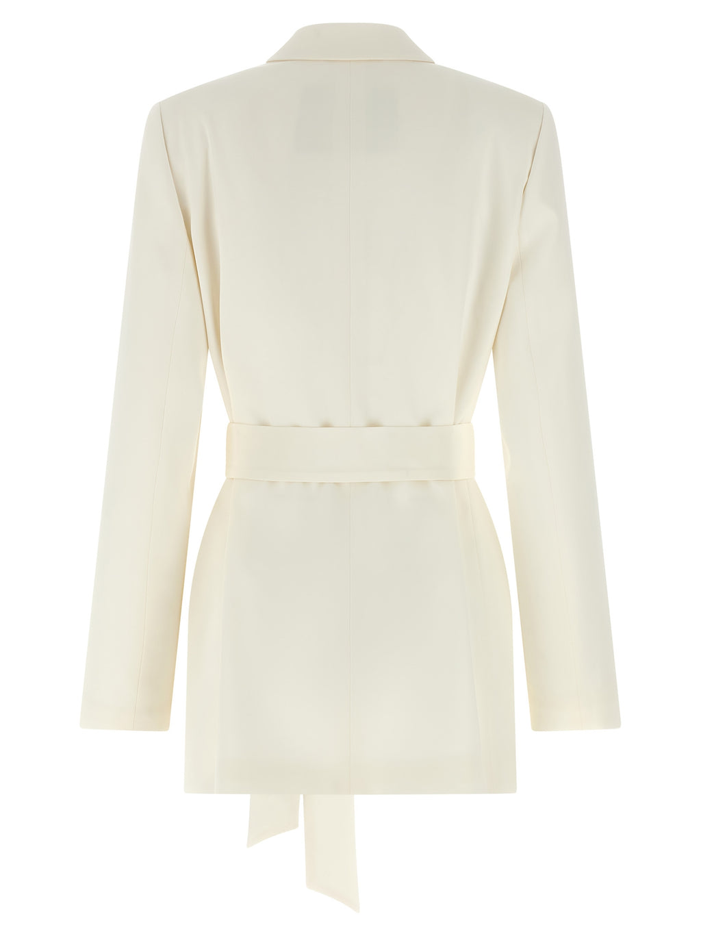 White Silk Blazer