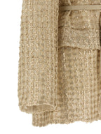 Beige Silk Blazer