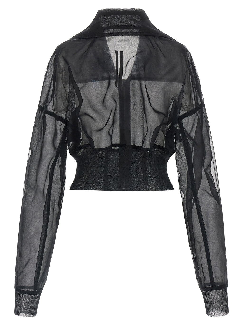 Black Nylon Bomber