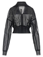 Black Nylon Bomber