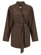 Brown Polyamide Blazer
