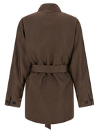 Brown Polyamide Blazer