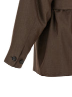 Brown Polyamide Blazer