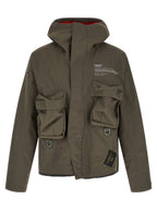 Gray Nylon Parka