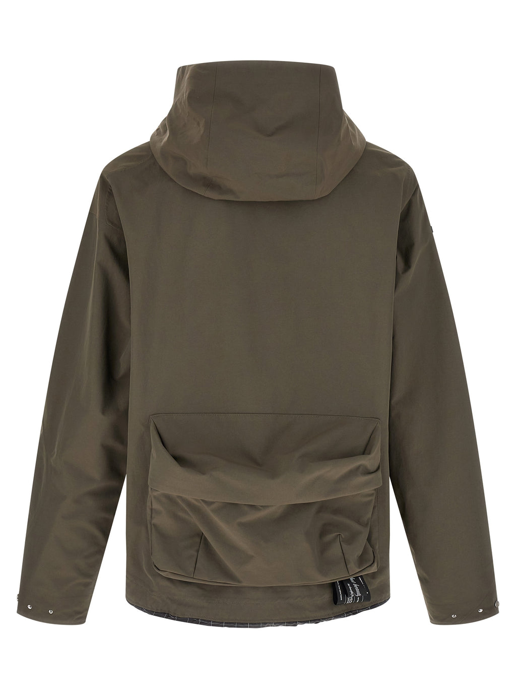 Gray Nylon Parka