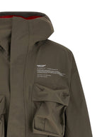 Gray Nylon Parka