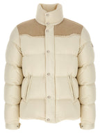 Beige Polyamide Full-Length Jacket