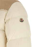 Beige Polyamide Full-Length Jacket
