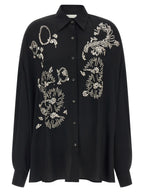 Black Polyester Blouse