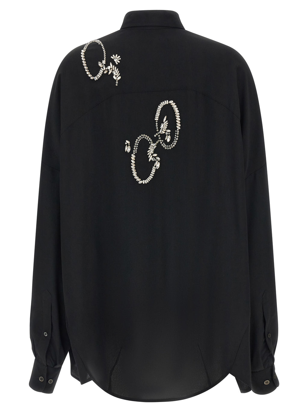 Black Polyester Blouse