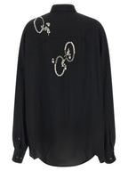 Black Polyester Blouse
