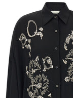 Black Polyester Blouse