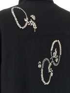 Black Polyester Blouse