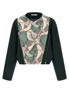 Multicolor Virgin Wool Shell Jacket