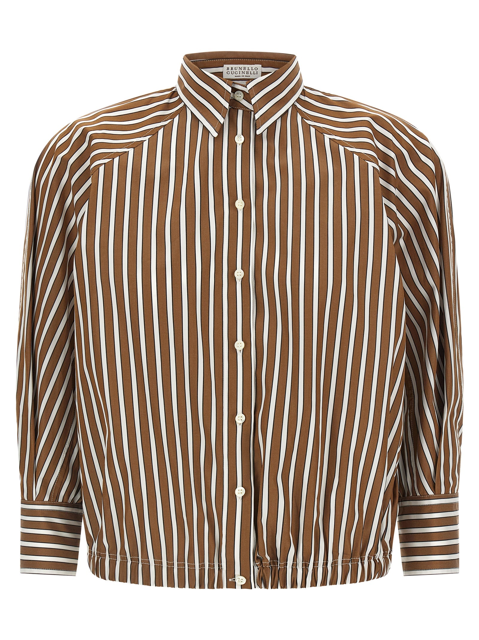 Brown Cotton Blouse