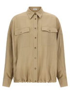 Beige Viscose Blouse