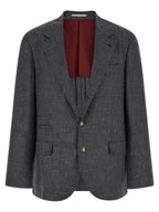Gray Wool Blazer