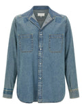 Blue Cotton Blouse