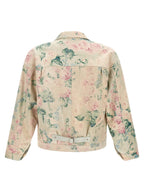 Multicolor Rayon Denim Jacket