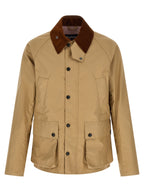Beige Nylon Shell Jacket