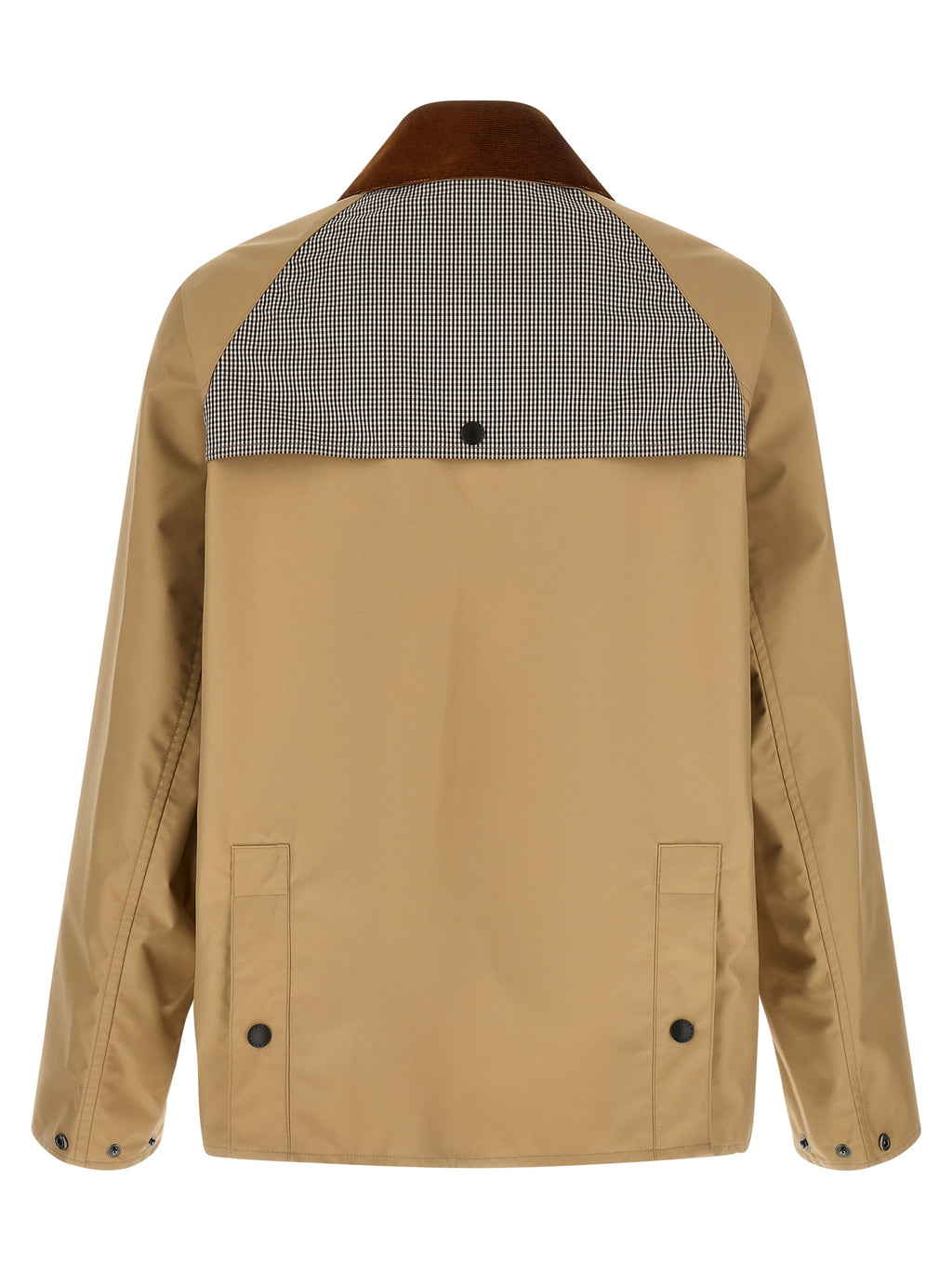 Beige Nylon Shell Jacket