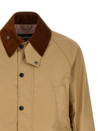 Beige Nylon Shell Jacket