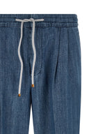 Blue Cotton Relaxed Fit Jeans