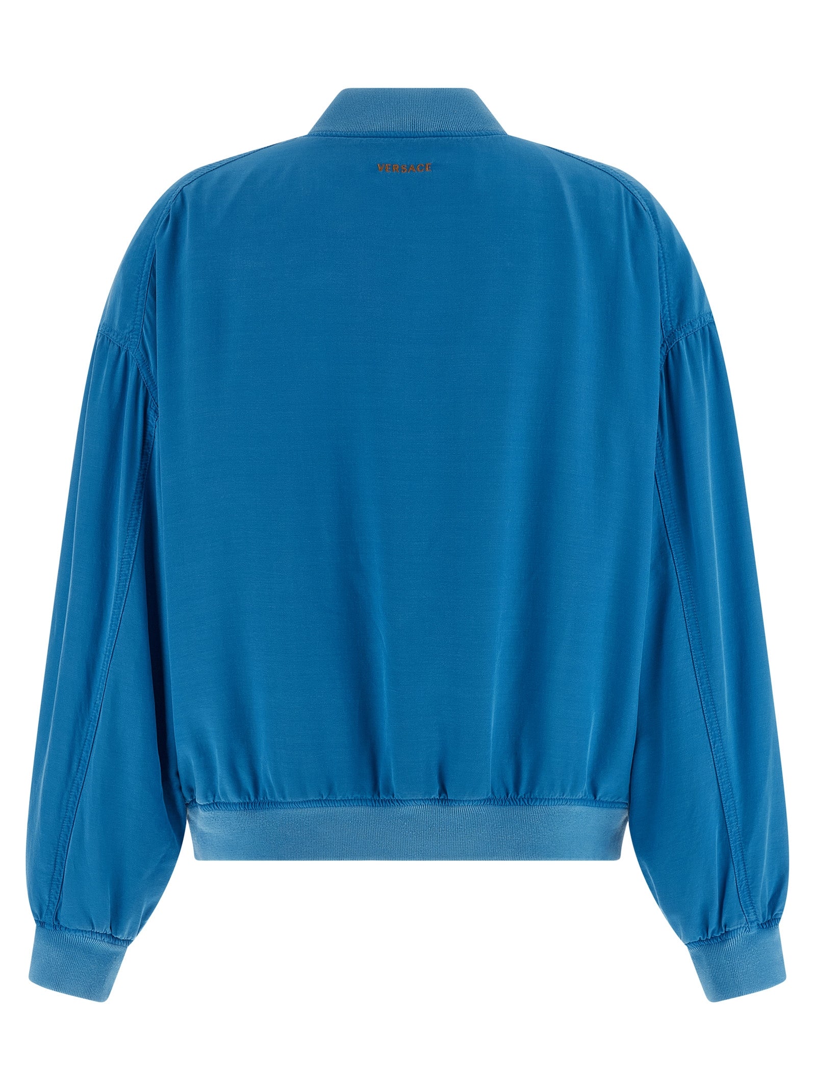 Blue Silk Bomber