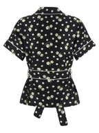 Black Silk Blouse