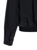 Black Cotton Shell Jacket