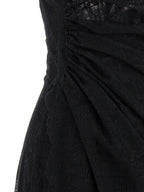 Black Polyester Long Dress