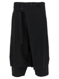 Black Wool Knee Length