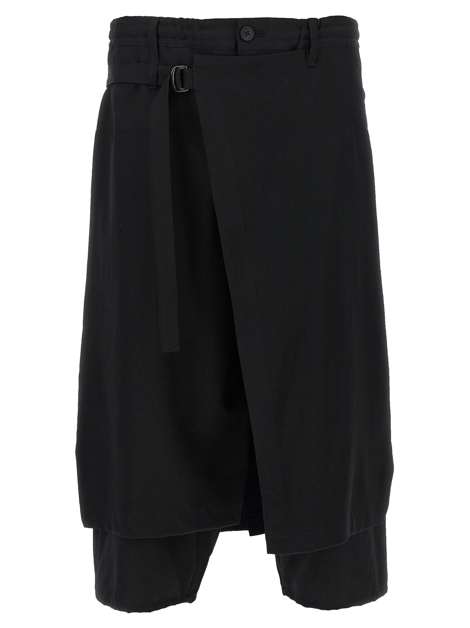 Black Wool Knee Length